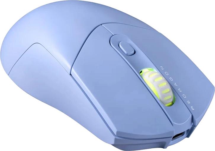 Мышь беспроводная REDRAGON St4r Pro голубой, 26000 dpi, радиоканал, Bluetooth, USB, кнопки - 6 фото 2