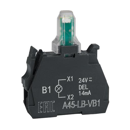 Световой блок OptiSignal D22 A45-LB-VB1 белый 24VACDC ZBVB1 фото 1