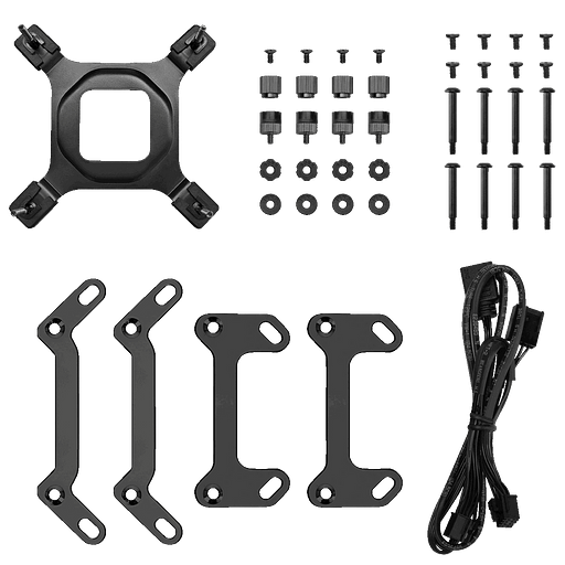 Система водяного охлаждения Deepcool Mystique 240 ARGB Soc-AM5/AM4/1151/1200/1700 черный 4-pin 36.49dB Al LCD 1543gr Ret (R-LX550-BKADSNC-G-1) фото 5