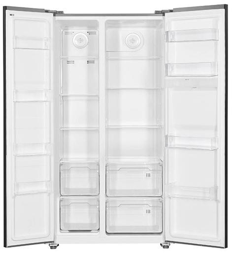 Холодильник Kraft KF-MS5701BI черный двухкамерный 390/205л морозилка сбоку Side by Side фото 1