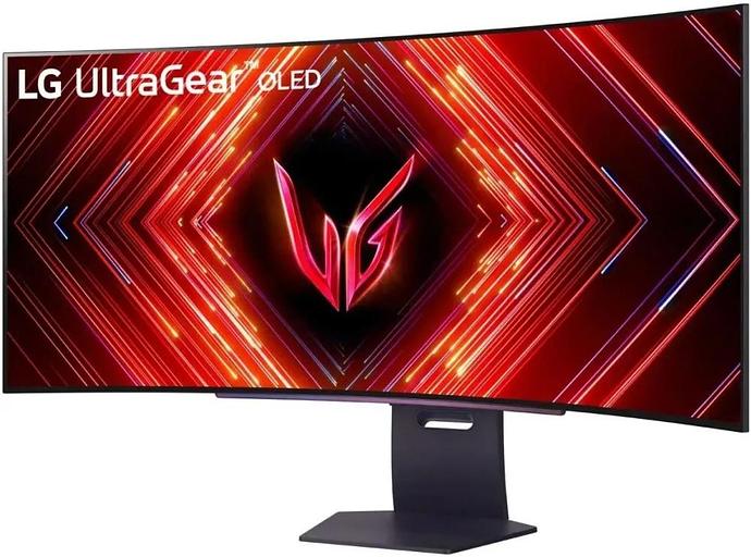 Монитор 44.5" LG UltraGear 45GS95QE-B OLED 3440x1440, 240 Гц, 0.03 мс, 21:9, 1300 кд/м2, 2хHDMI, 1хDP, изогнутый, черный, выход на наушники фото 4