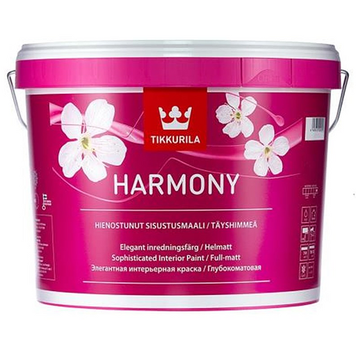 Водоэмульсионная краска «Гармония» на основе акрилатных смол 2,7 л фото 1
