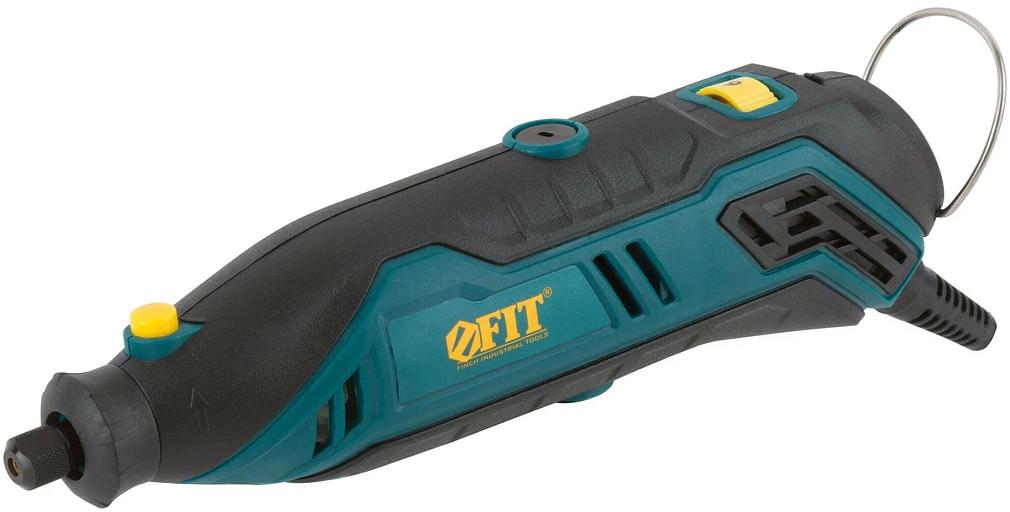 Гравировальная машина FIT DG-130PL, 130 Вт, 10000-35000 об/мин, 2,4/3,2 мм, БС щеток, набор насадок 210 шт., кейс фото 1