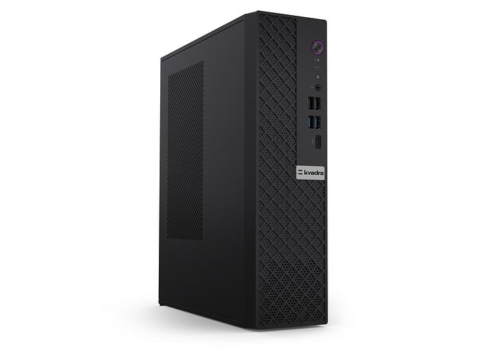 Компьютер KVADRA TAU SFF, Core i5-13400, 8GB DDR4 3200 (1x8GB), SSD 512Gb, Intel Internal Graphics,WiFi/BT, noDVD, no keyboard & no mouse, Black, noOS, 1Y Wty, МПТ фото 1