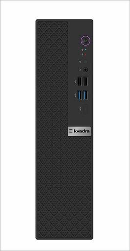 Компьютер KVADRA TAU SFF, Core i5-13400, 8GB DDR4 3200 (1x8GB), SSD 512Gb, Intel Internal Graphics,WiFi/BT, noDVD, no keyboard & no mouse, Black, noOS, 1Y Wty, МПТ фото 3