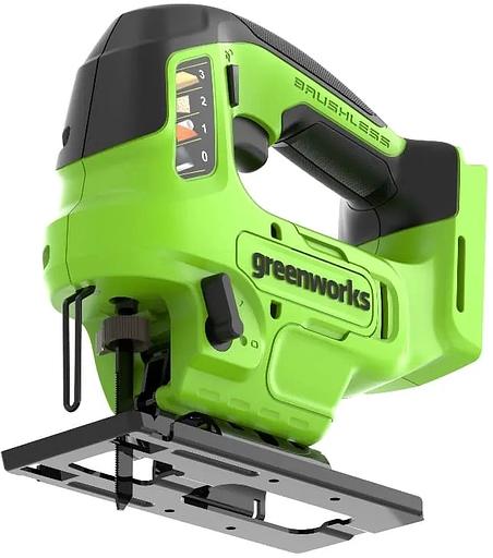 Лобзик аккумуляторный GreenWorks GD24JS90, 24V, бесщеточный без АКБ и ЗУ (3601707) фото 4