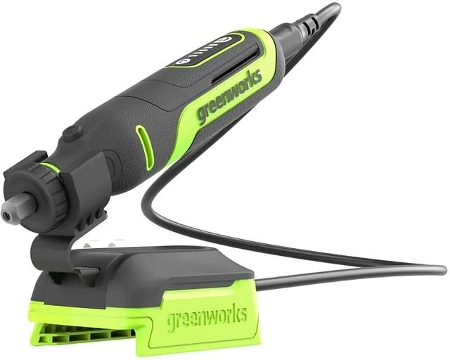 Гравер аккумуляторный GreenWorks G24RT, 24V, бесщеточный, с принадлежностями 52 шт., без АКБ и ЗУ (3200807) фото 4