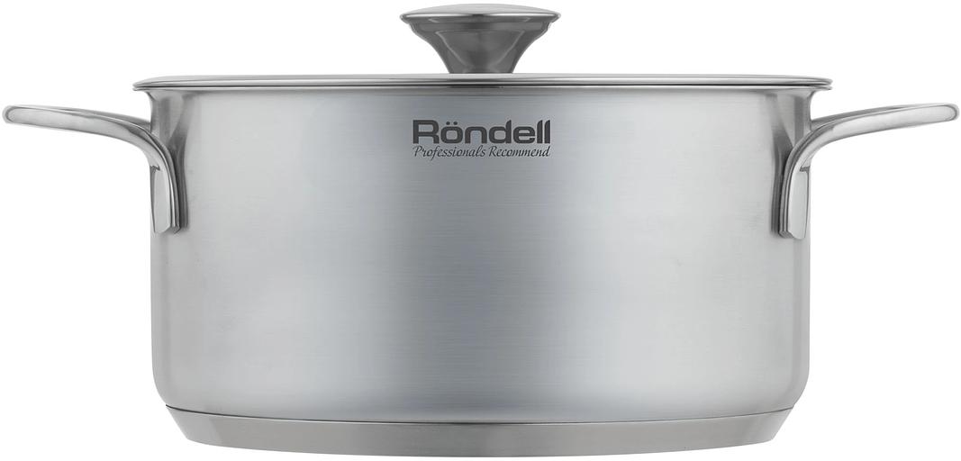 Кастрюля Rondell Modern RDS-1746, 2л, 18см, с крышкой, стальной фото 3
