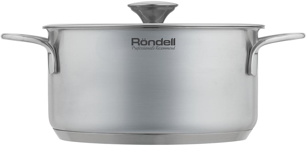 Кастрюля Rondell Modern RDS-1747, 2.8л, 20см, с крышкой, стальной фото 2