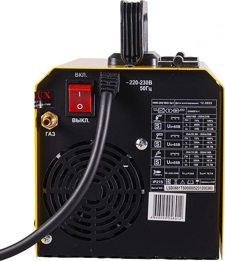 Сварочный полуавтомат IWM-200 MIG 5в1 Eurolux фото 7