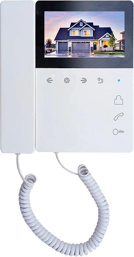 Видеодомофон Tantos Elly белый с трубкой фото 2