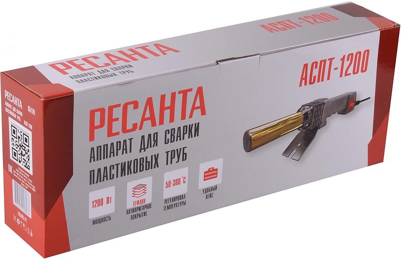 Аппарат для сварки пластиковых труб АСПТ-1200 Ресанта фото 8