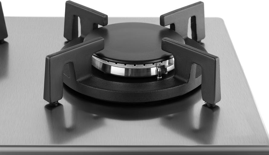 Газовая варочная поверхность Weissgauff HGG 320 XRV, независимая, нержавеющая сталь фото 5