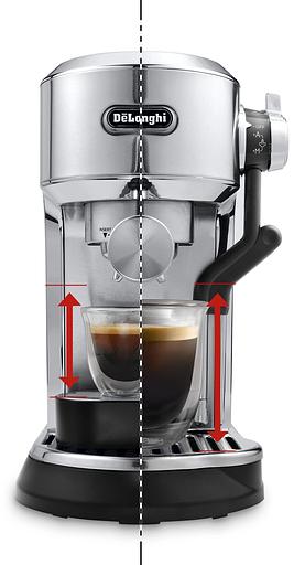 Кофеварка рожковая DeLonghi EC950.M (0132106249) серебристый, исп. кофе - молотый/чалды, 1.6 л, 1450 Вт, 15 Бар фото 7