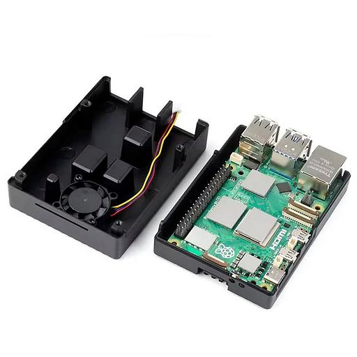 Металлический корпус RA794 для Raspberry Pi 5 c охлаждающим вентилятором фото 3