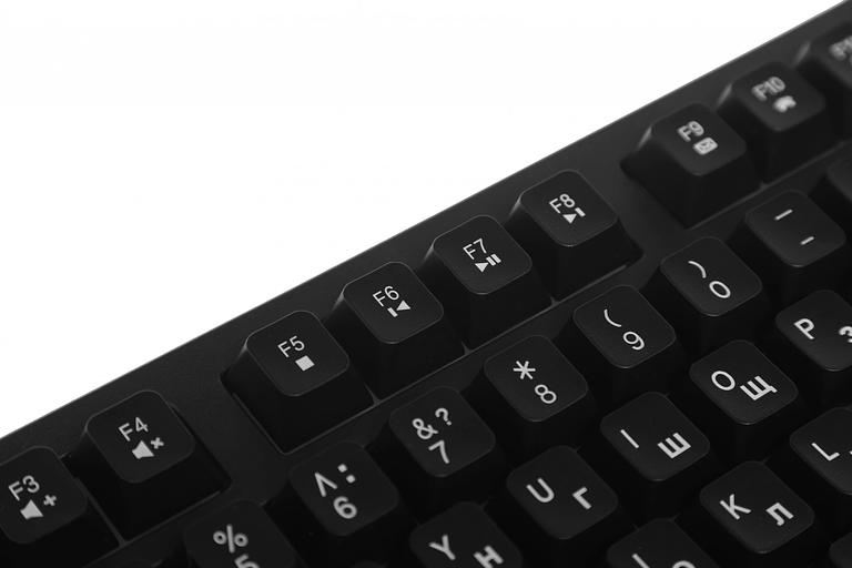 Проводная игровая клавиатура Defender Dark Lord GK-580 RU, черный,радужная,87кнопок фото 7