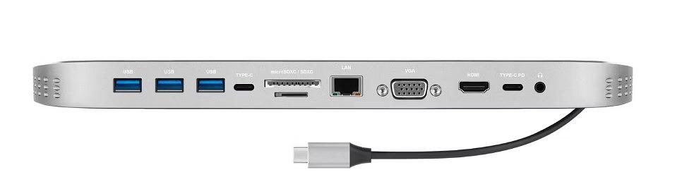 Концентратор USB-C FALCON BLACK TC-00257 ROMBICA фото 3