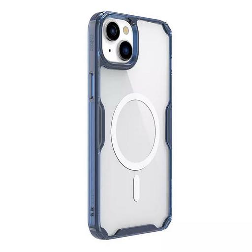 Чехол Nature TPU Pro Magnetic Case, Blue, (AP IP15 Plus) фото 3