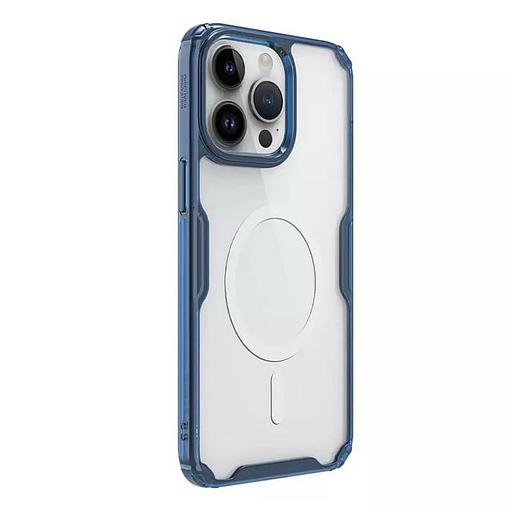 Чехол Nature TPU Pro Magnetic Case, Blue, (AP IP15 Pro Max) фото 3