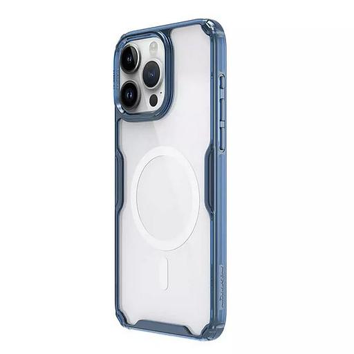 Чехол Nature TPU Pro Magnetic Case, Blue, (AP IP15 Pro Max) фото 4