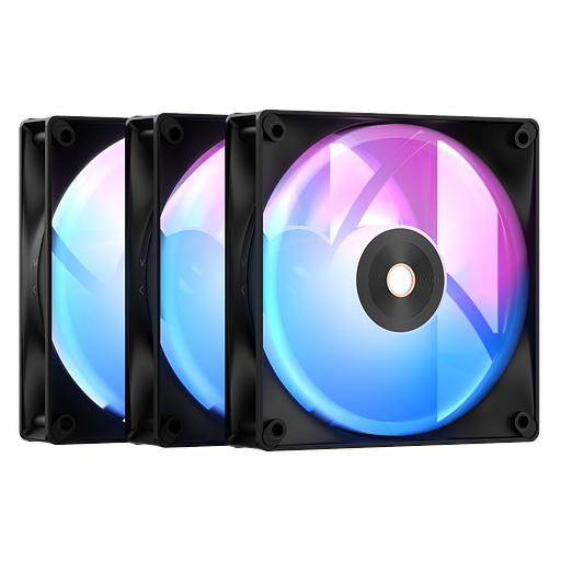 Комплект вентиляторов для корпуса Ocypus Delta F12 ARGB 3 IN 1 BK (Delta-F12-BK3AM00X-GL) фото 1