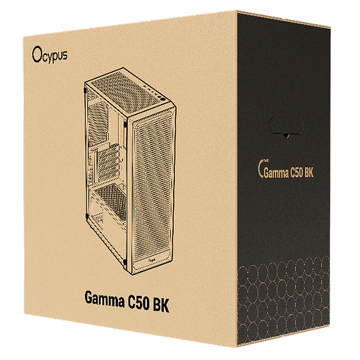 Корпус Ocypus Gamma C50 без БП Black (Gamma-C50-BKG000XX-GL) фото 10