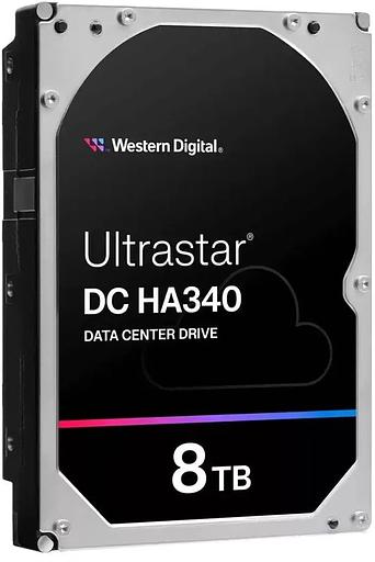 Жесткий диск HDD WD SATA Server 8Tb Ultrastar DC HA340 7200 6Gb/s 256MB 1 year warranty (replacement HUS728T8TALE6L4, HUH721008ALE604) фото 2