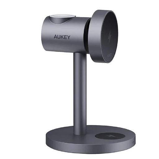 Беспроводное зарядное устройство Aukey LC-MC311 3in1 Qi2 фото 1