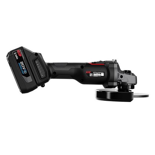 Угловая шлифмашина аккумуляторная Deli DC601, (2АКБ*4Ач + ЗУ, 20В, 115мм, М14, 3500/6000/8500об/мин, сумка) фото 2