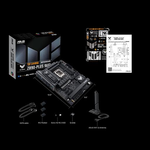 Материнская плата ASUS INTEL Z890 s1851, 4xDDR5(192GB), 1xPCIe 5.0x16, 1xPCIe 4.0x16, 1xPCIe 4.0x4, 2xPCIe 4.0x1, 1xLAN (2.5GbE), Wi-Fi, BT, 4xSATA 6Gb/s, 4xM.2, 1xThunderbolt 4 (USB-C), 1xUSB-C, 6xUSB 3.2, ATX, 90MB1IQ0-M0EAY0 фото 8