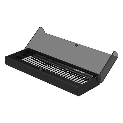 Отвертка аккумуляторная прецизионная Deli DY-DP04-1B1, черный (3,7В, 260мА*ч, 0,2/3Нм, 200об/мин, Type-C, набор бит 25 шт, кейс) фото 1