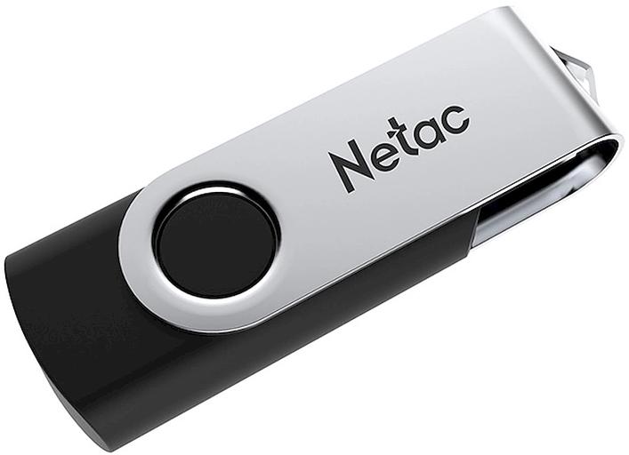 Флешка USB Netac U505, 4ГБ, USB 2.0, черный/серебристый, NT03U505N-004G-20BK фото 5