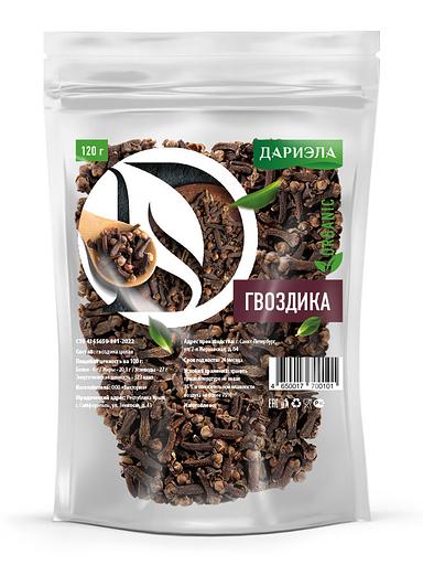 Гвоздика целая ДАРИЭЛА, дойпак, 120г ОПТ фото 1