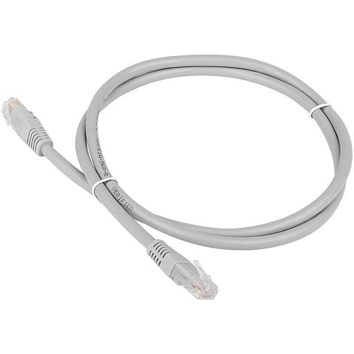 Кабель Патч-корд Lanmaster TWT-45-45-1.0/S-GY вилка RJ-45-вилка RJ-45 кат.5е 1м серый LSZH (уп.:1шт) фото 1
