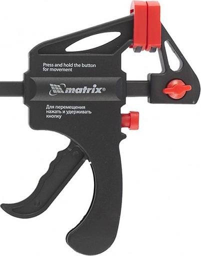 Струбцина MATRIX 20561 универсальная fобразная 150х265х45мм пластмассовый корпус фото 2