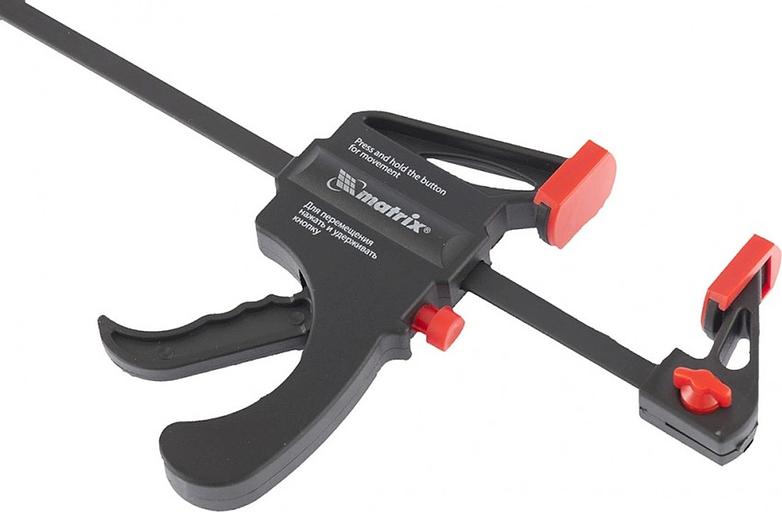 Струбцина MATRIX 20561 универсальная fобразная 150х265х45мм пластмассовый корпус фото 3