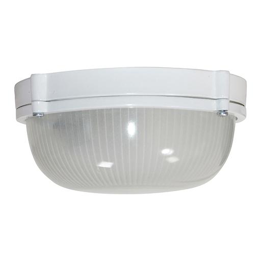 Светильник НПП 03-60-013 "Банник" 1301 круг малый 1х60Вт E27 IP65 корпус бел. Элетех 1005500934 фото 3