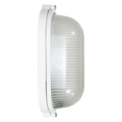 Светильник НПП 03-60-021 "Банник" 1401 овал малый 1х60Вт E27 IP65 корпус бел. Элетех 1005500938 фото 3