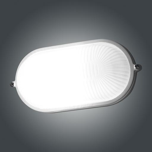 Светильник НПП 03-60-021 "Банник" 1401 овал малый 1х60Вт E27 IP65 корпус бел. Элетех 1005500938 фото 5