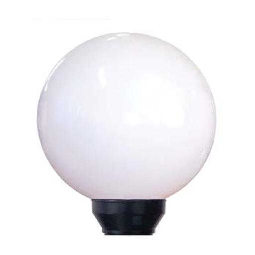 Светильник НТУ 06-60-01 "Шар" 60Вт E27 IP44 d250 Г опал /корпус черн. Элетех 1030480230 фото 1