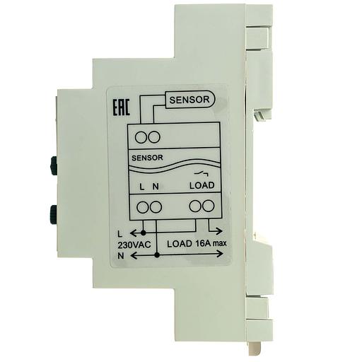 Термостат мех. для систем антиобледенения 16А на DIN-рейку EXTHERM Th-roof фото 3