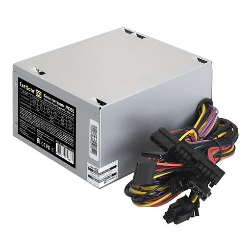 Блок питания 350W ExeGate UN350, ATX, 12cm fan, 24p+4p, 3*SATA, 2*IDE, FDD фото 2