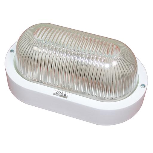 Светильник "Банник" 1401 овал малый НПП 03-60-021 IP54 бел. пласт. Элетех 1005500883 фото 1