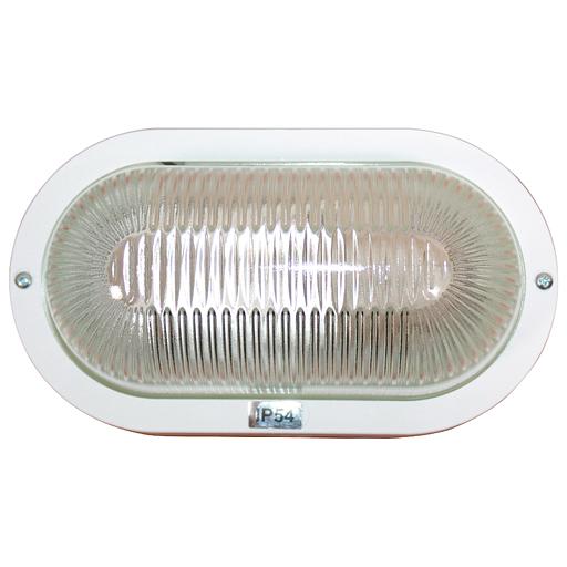 Светильник "Банник" 1401 овал малый НПП 03-60-021 IP54 бел. пласт. Элетех 1005500883 фото 3