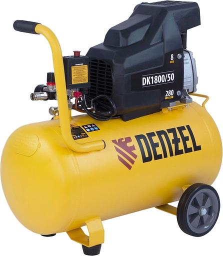 Компрессор Denzel воздушный DK1800/50,Х-PRO 1,8 кВт, 280л/мин, 50л 58068 фото 1