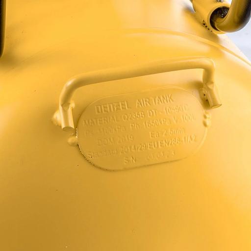 Компрессор Denzel воздушный DKV2200/100,Х-PRO 2.2 кВт, 400 л/мин, 100л 58079 фото 4