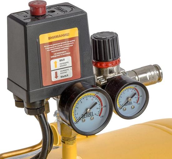 Компрессор Denzel воздушный DKV2200/100,Х-PRO 2.2 кВт, 400 л/мин, 100л 58079 фото 8