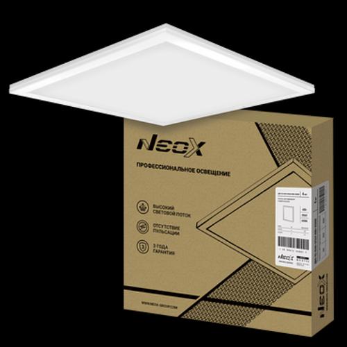 Светильник светодиодный ДВО-02 4065-ОПАЛ 40Вт 230В 6500К 3600лм 595х595х25 универс. панель NEOX 4690612038810 фото 1