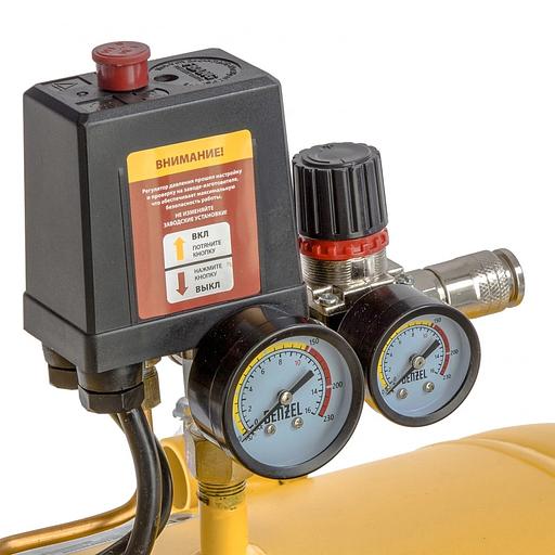 Компрессор воздушный DKV2200/50,Х-PRO 2,2 кВт, 400 л/мин, 50 л// Denzel фото 3