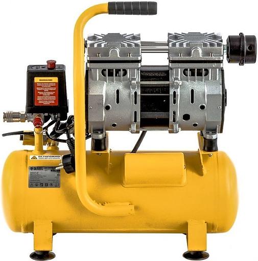 Компрессор DLS650/10 безмаслянный малошумный 650 Вт, 120 л/мин,ресивер 10 л// Denzel фото 2